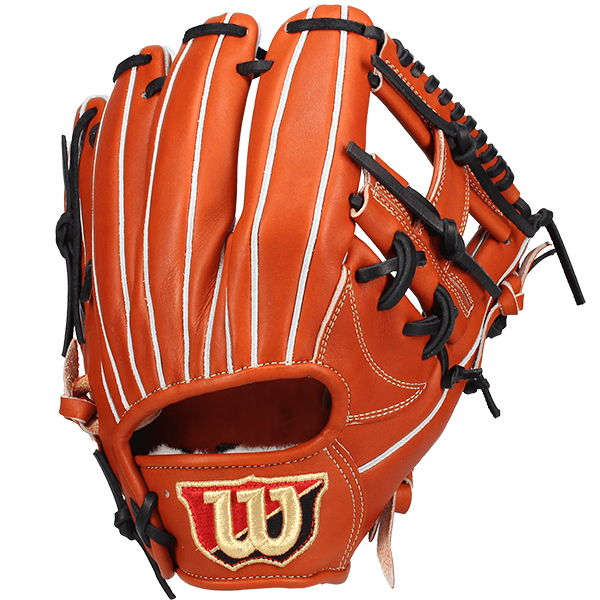 Wilson 硬式グローブ 赤 内野手用 ※紐はリニューアルしました 2025