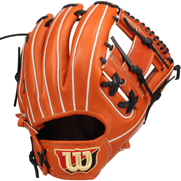 【良型即戦力】『ウィルソン』軟式野球グローブ オレンジ Wilson 軟式グローブ(色:オレンジ系)|グローブ|野球