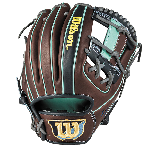 【美品✨】Wilson‼️ウィルソン　野球グローブ　軟式用　ネイビー　ホワイト Wilson 軟式グローブ（色：ホワイト系）｜グローブ｜野球