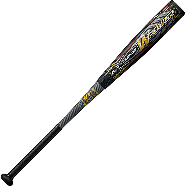 ブラックキャノン 野球 ゼット 軟式複合バット 軟式バット Wパワー
