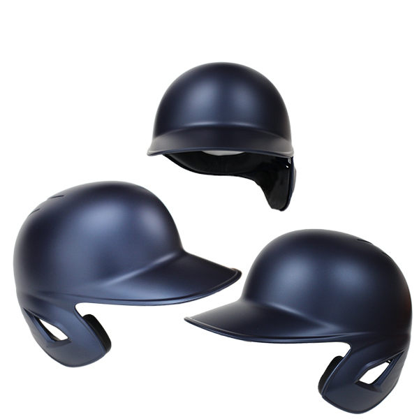 ゼット（ZETT） 野球 ヘルメット つや消し 防具 オーダー 片耳 耳なし