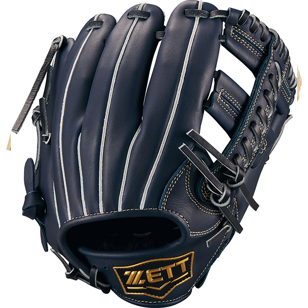 ZETT 軟式野球グローブ ホワイト/ネイビー ゼット 軟式グローブ（色：ネイビー系）｜グローブ｜野球｜スポーツ