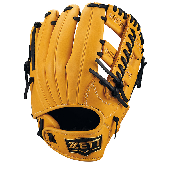 ZETT 軟式用グローブ イエロー ネオステイタス 野球 ゼット グローブ オールラウンド用 ジュニア用