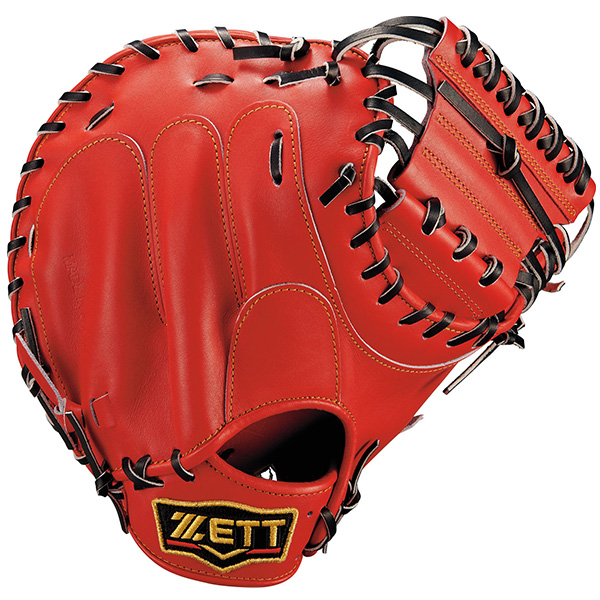 zettプロステイタスキャッチャーミット（色：レッド系）のおすすめ人気