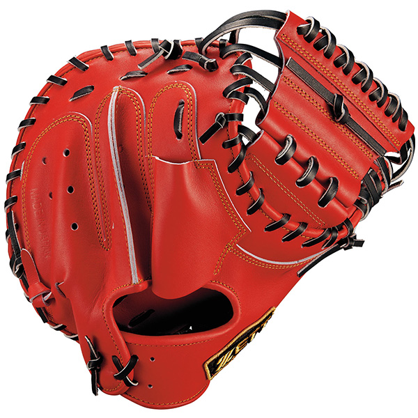 zettプロステイタスキャッチャーミット（色：レッド系）のおすすめ人気