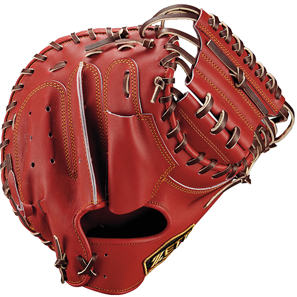 zettプロステイタスキャッチャーミット（色：レッド系）のおすすめ人気