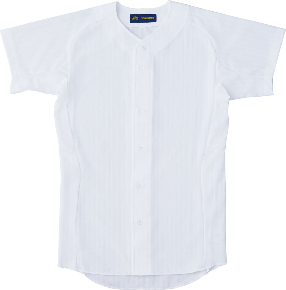 野球 ゼット ウェア ネオステイタス ユニフォーム メッシュ フルオープンシャツ 半袖 BU525 ...
