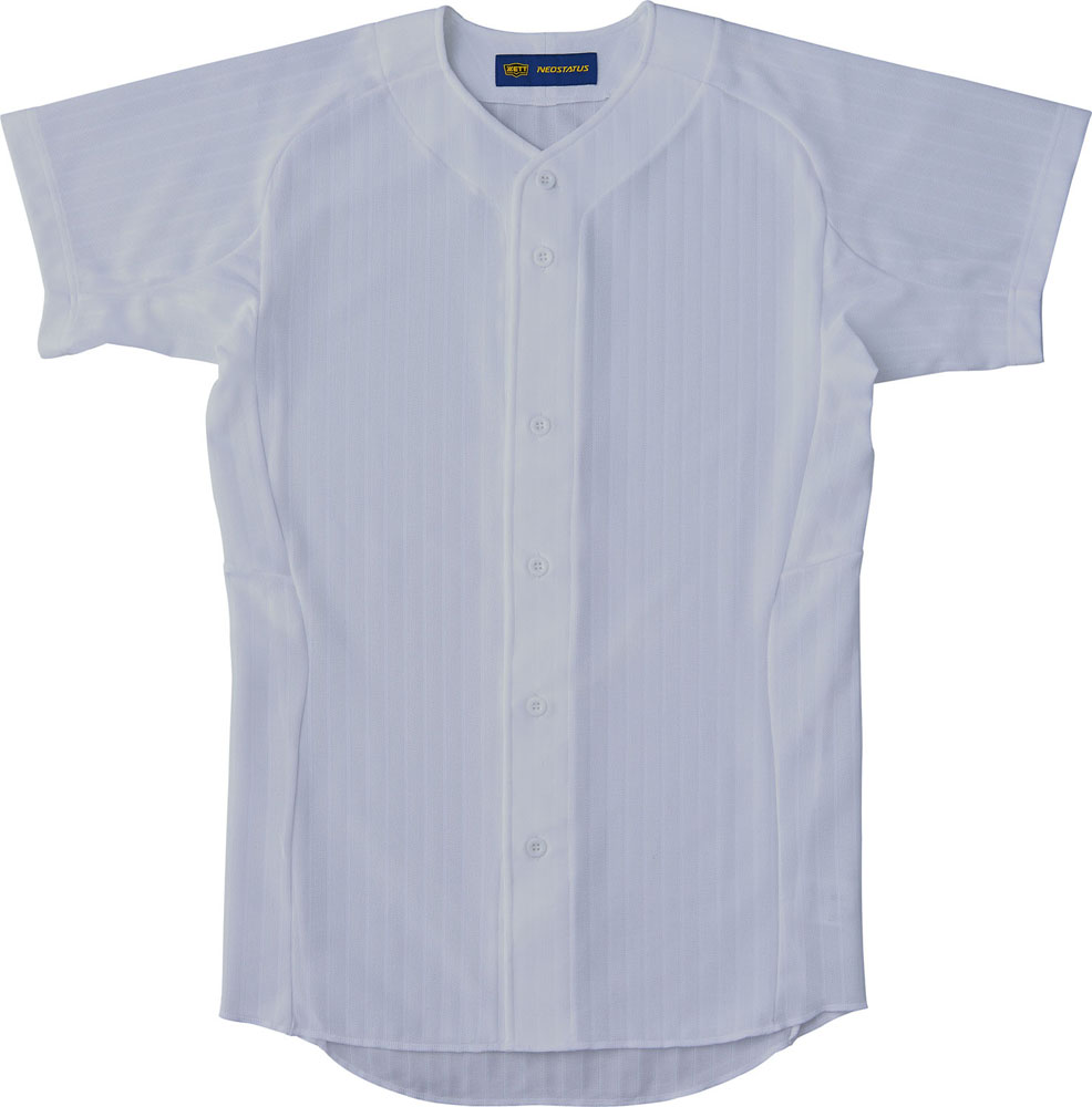 野球 ゼット ウェア ネオステイタス ユニフォーム メッシュ フルオープンシャツ 半袖 BU525 ...
