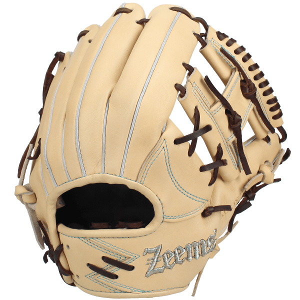 【新品】 ジームス ユース硬式グラブ ZY-20C キャメル Zeems ジームス 硬式グラブ ユースモデル 内野手用 ZEEMS型ロゴ
