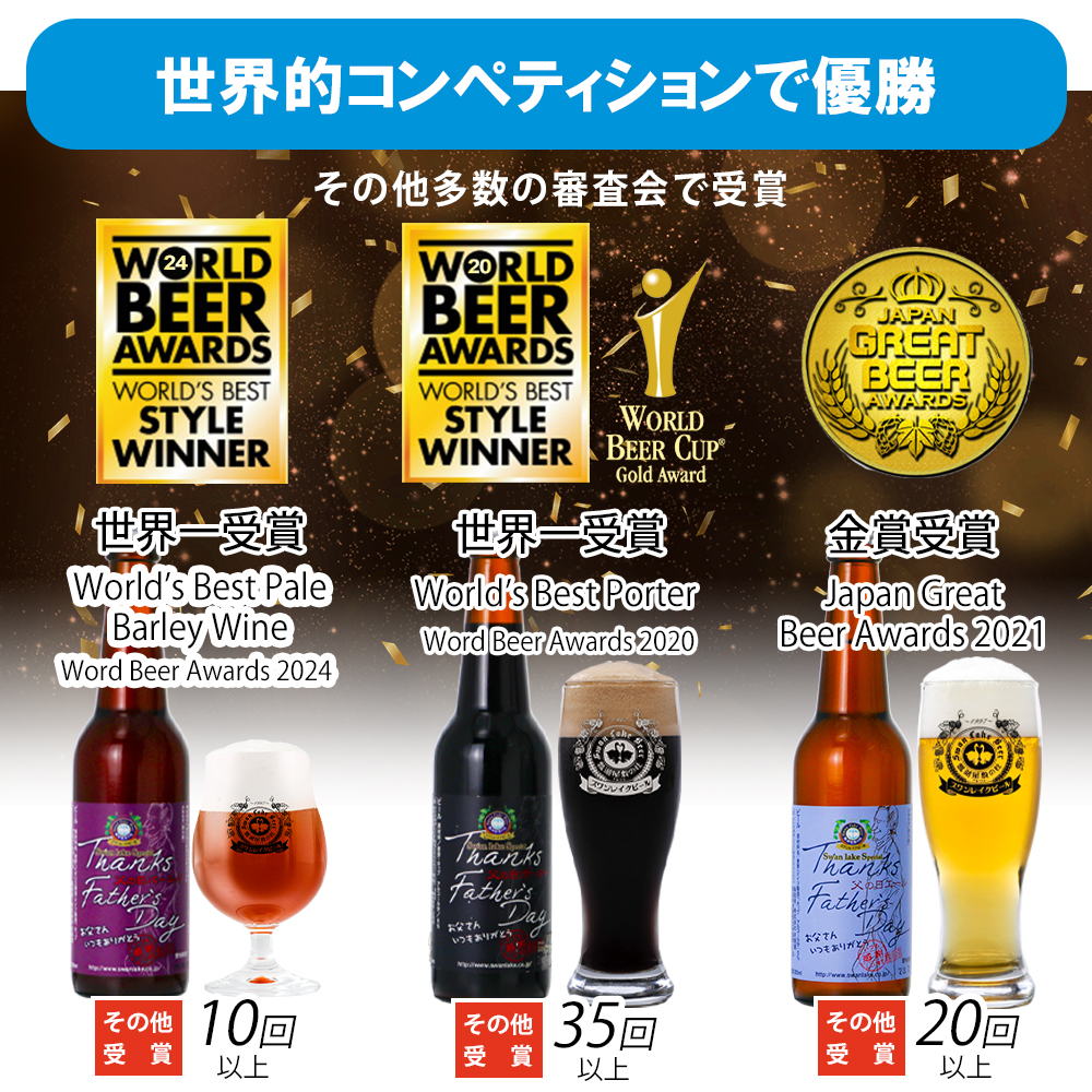 2025 父の日 プレゼント ビール ギフト ちょっと贅沢 金賞  父の日6本 詰め合わせ 飲み比べギフト クラフトビール スワンレイクビール | スワンレイクビール | 04