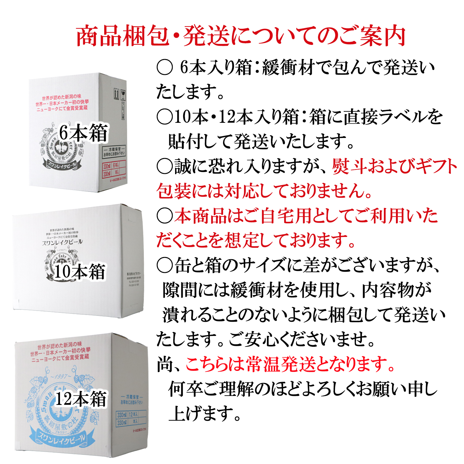 スワンレイクビール 世界一受賞蔵 ノンアルコールビール缶 6缶セット