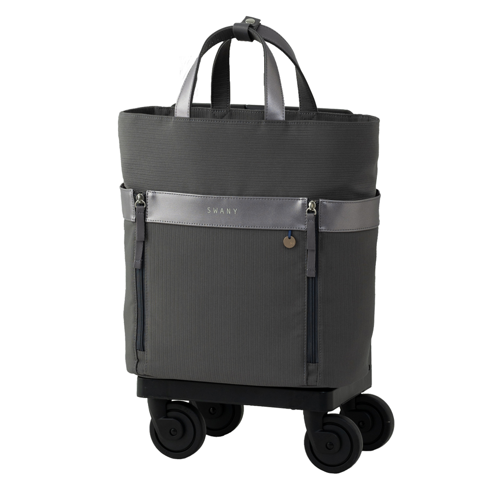 美品スワニー　キャリーバッグ　カートバッグ　ショッピングカート　ティノ黒ブラック SWANY（スワニー） キャリーバッグ 公式 ショッピングカート キャリー