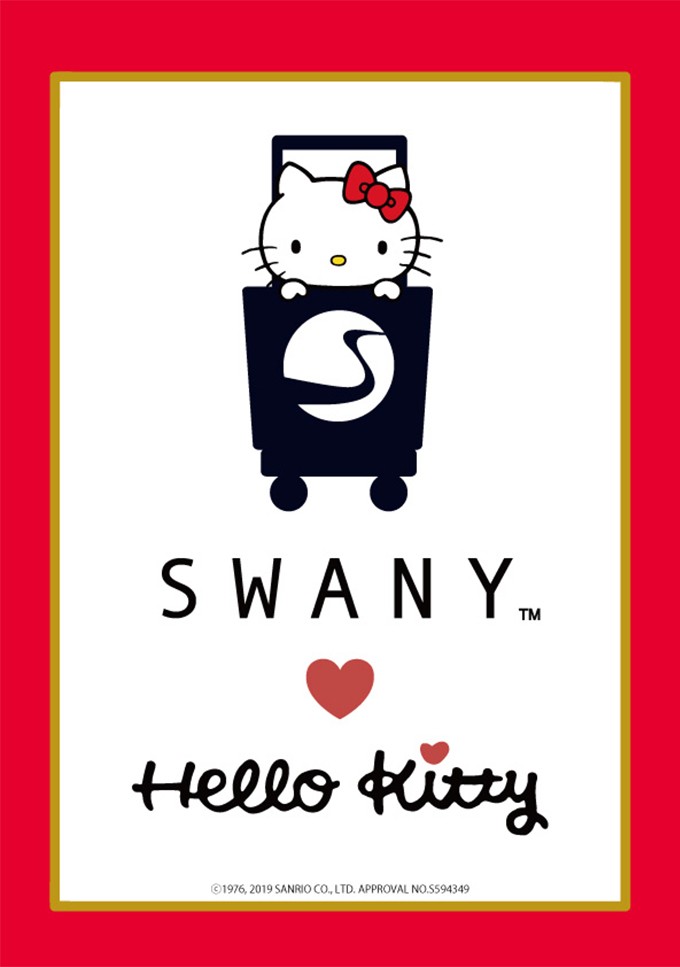 スワニー Hello Kitty コラボレーションモデル A-335 ハローキティコラボ チャーム （ バッグ カバン 鞄 アクセサリー SWANY ）