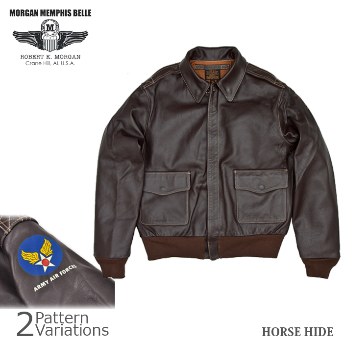 MORGAN MEMPHIS BELLE TYPE A-2 ホースハイド(馬革) 【中田商店】 MG-523