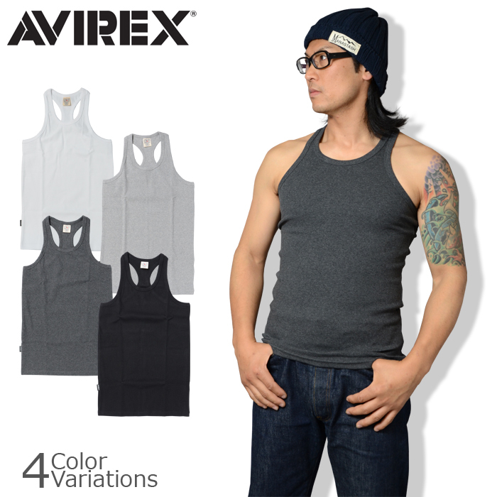 AVIREX(アビレックス) デイリー タンクトップ DAILY TANK TOP 6143503 :avi0502560:ミリタリーショップ  SWAT - 通販 - Yahoo!ショッピング