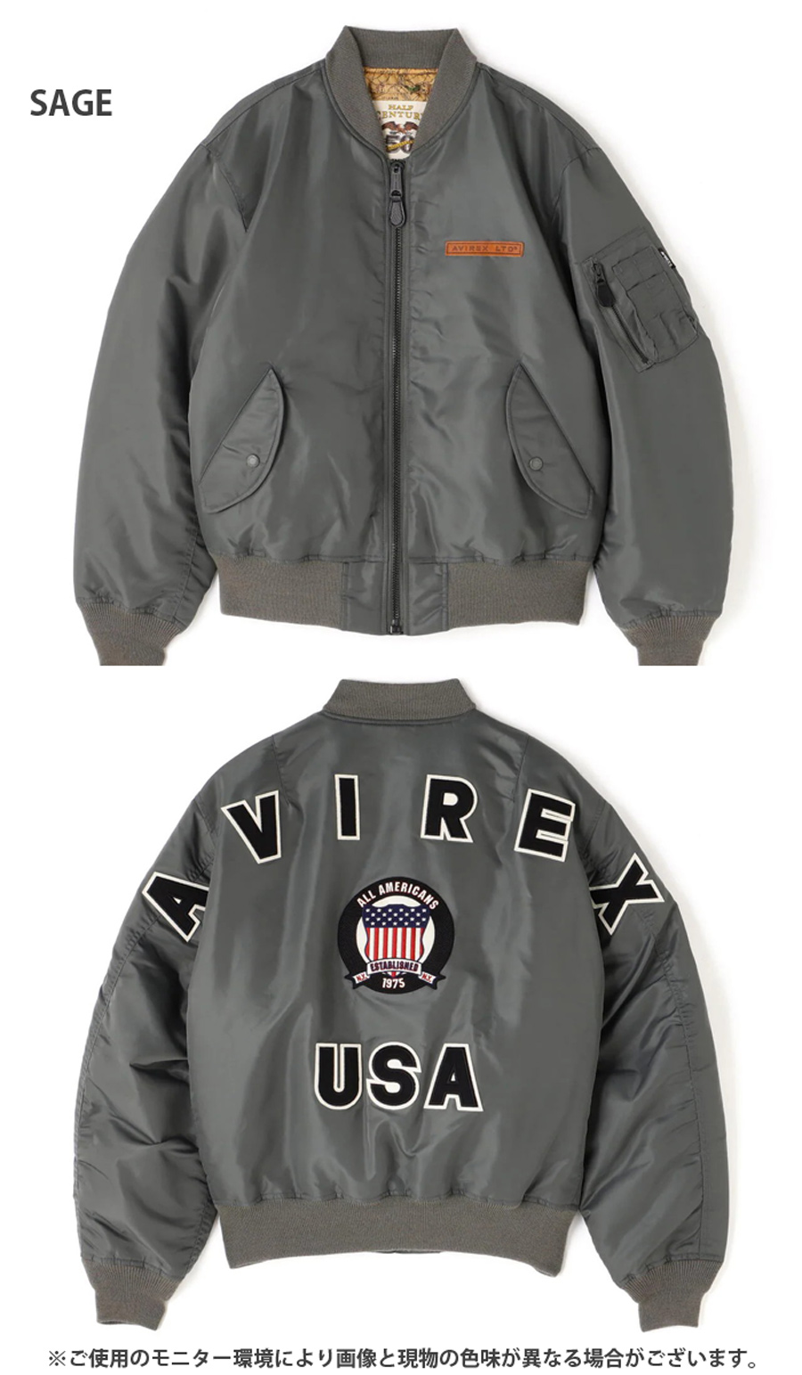 AVIREX（アヴィレックス） AVIREX(アビレックス) 50th Anniversary MA