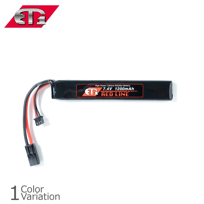 ET-1(イーティーワン) 7.4v1200mAh （レッドライン）リポバッテリー