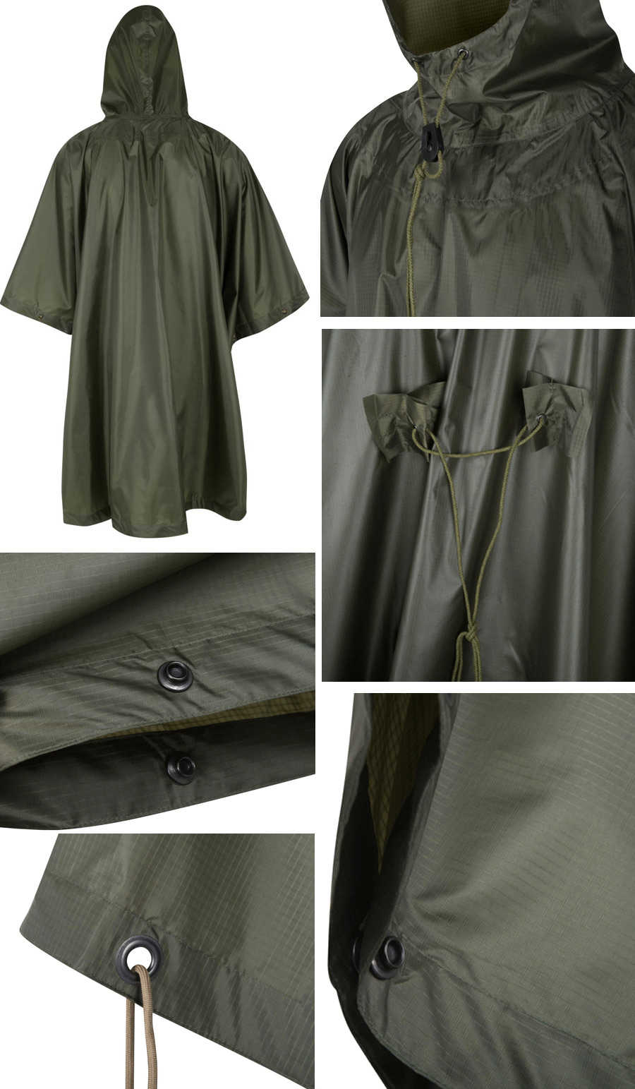 HELIKON-TEX(ヘリコンテックス) Poncho U.S.Model 米軍タイプ ポンチョ HT-34 : hel0503203 :  ミリタリーショップ SWAT - 通販 - Yahoo!ショッピング