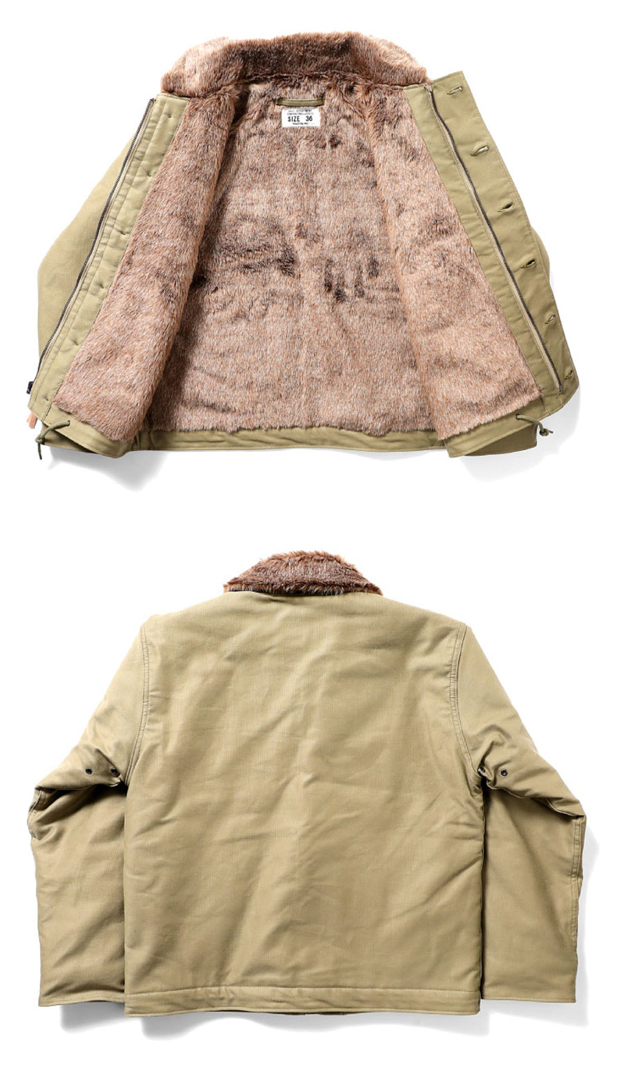 HOUSTON（ヒューストン） N-1 DECK JACKET regular model デッキ