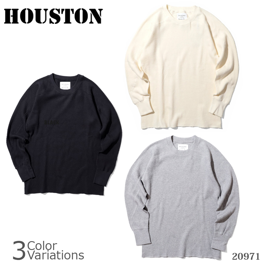 HOUSTON（ヒューストン） ヘビー サーマル クルーネック ロング