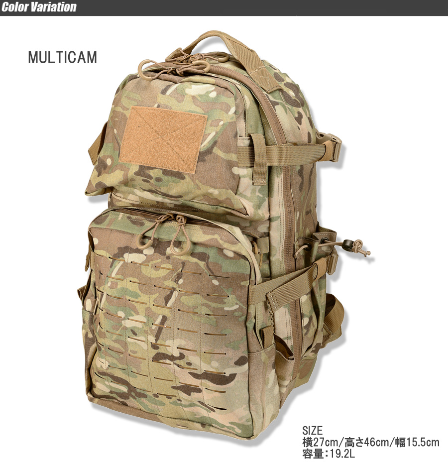 J-TECH J-TECH ARES D-2 TACTICAL BACKPACK JT-262 : ミリタリー