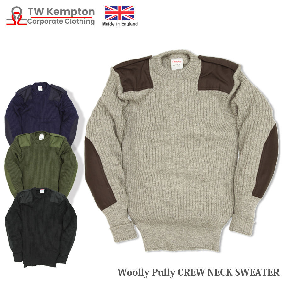 KEMPTON(ケンプトン) Woolly Pully CREW NECK SWEATER : ミリタリー
