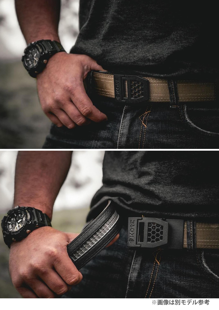 KORE ESSENTIALS BUFFALO LEATHER GUN BELT X8 : ミリタリーショップ