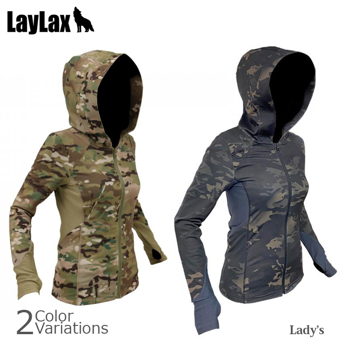 LAYLAX（ライラックス） レディース クールストレッチパーカー BATTLE STYLE バトルスタイル  :lylx0505545:ミリタリーショップ SWAT - 通販 - Yahoo!ショッピング