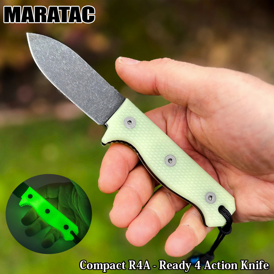 MARATAC Compact R4A - Ready 4 Action Knife ( UGM GLOW Scales