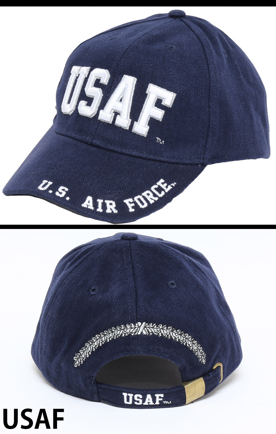MILITARY GOODS（ミリタリーグッズ） CAP 【ARMY/NAVY/USAF】 【中田