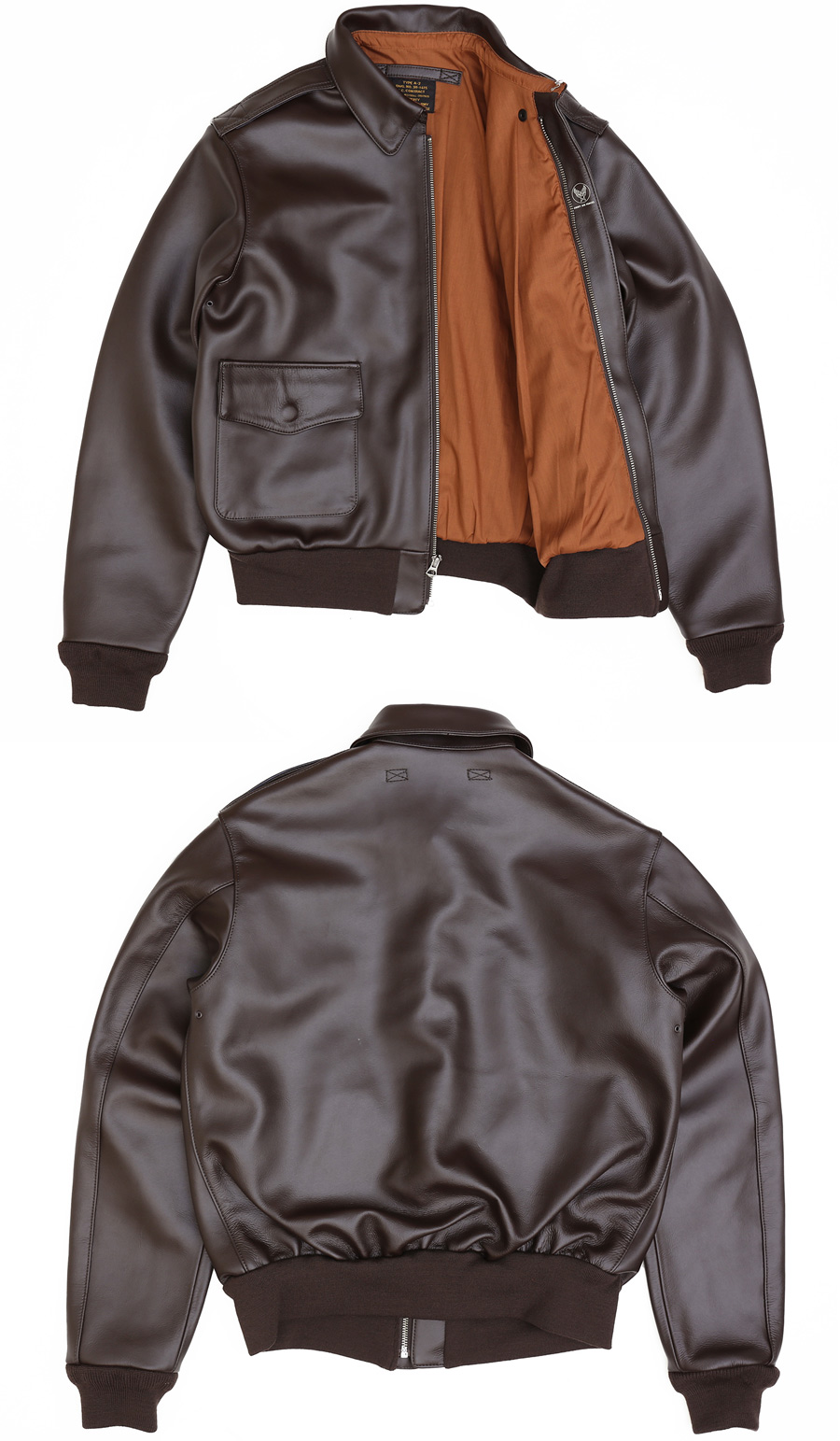 MORGAN MEMPHIS BELLE Type A-2 台襟付 Cow Hide MG-601 : ミリタリー