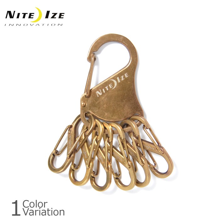 NITE IZE（ナイトアイズ） KeyRack Steel ブラス キーラック スチール ネコポス対応 :niti1403464:ミリタリーショップ  SWAT - 通販 - Yahoo!ショッピング