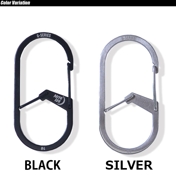 NITE IZE（ナイトアイズ） G-SERIES Carabiner #4 ネコポス対応 :niti1405855:ミリタリーショップ SWAT -  通販 - Yahoo!ショッピング