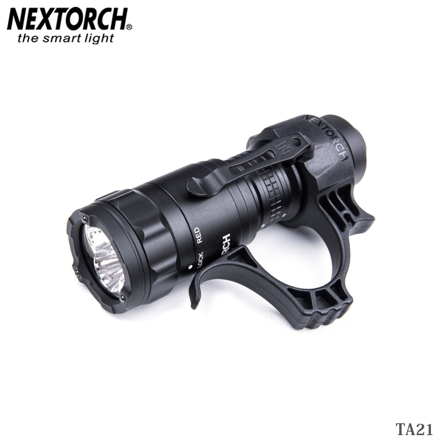 NEXTORCH TA21新型　1300Lumen　ネクストーチTA21 NEXTORCH TA21 Pocket Carry Tactical Flashlight Set | Red