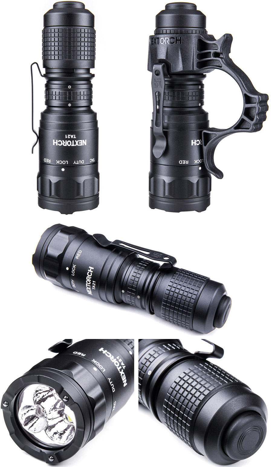 NEXTORCH TA21新型 1300Lumen ネクストーチTA21 NEXTORCH(ネクストーチ) TA21 Tactical Flashlight