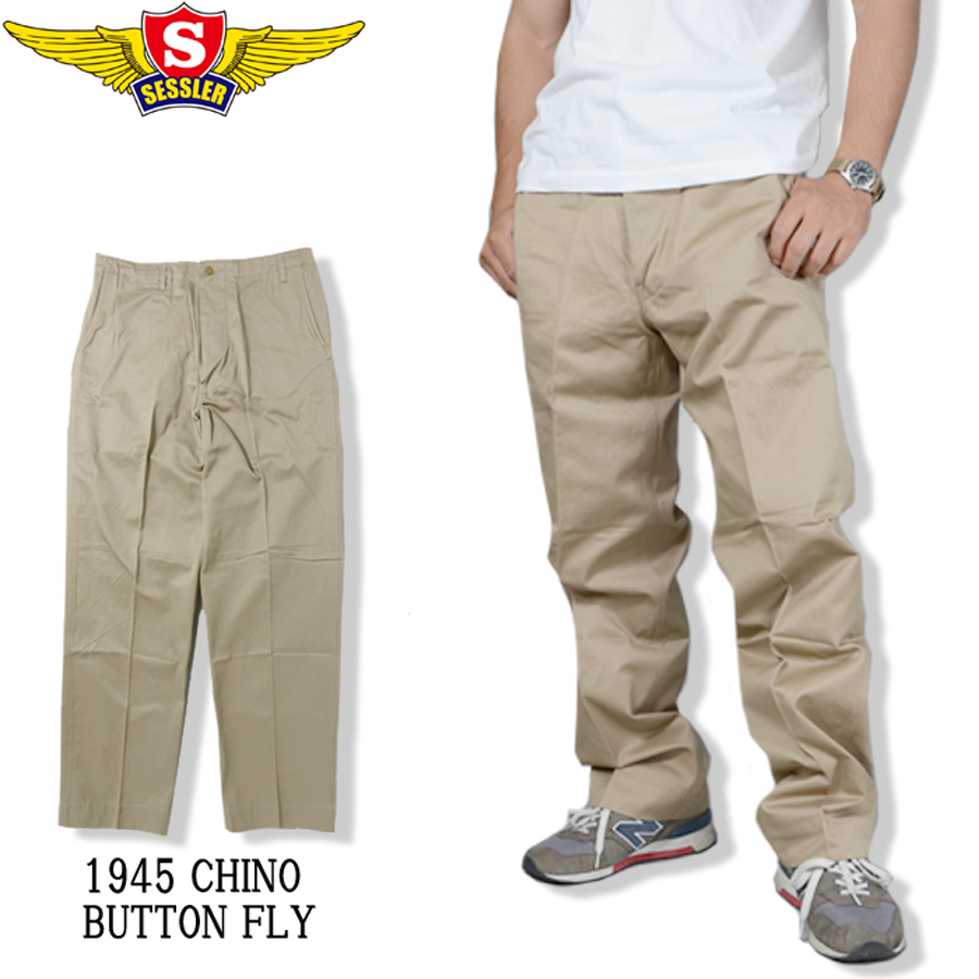 SESSLER（セスラ） 1945 CHINO PANTS チノクロス パンツ 