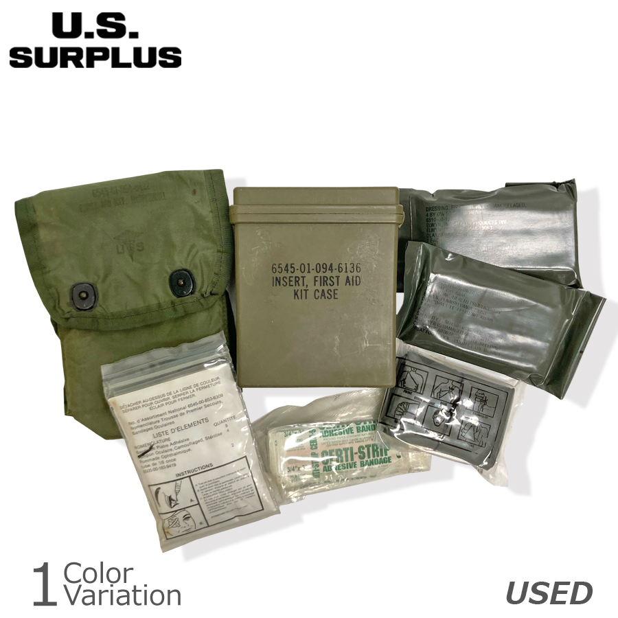 U.S SURPLUS（USサープラス） 米軍放出中古品 ファーストエイドキット 