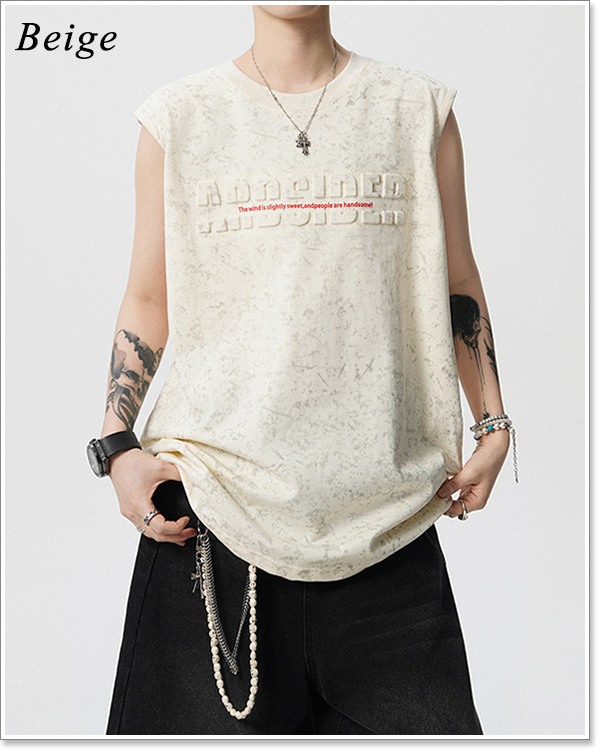 sweet bell ノースリーブ メンズ Tシャツ 袖なし タンクトップ