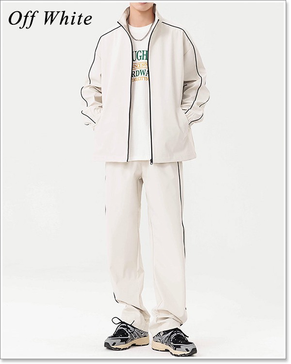 sweet bell セットアップ メンズ ウインドブレーカー 長袖 上下 セット