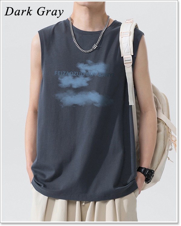 sweet bell タンクトップ メンズ ノースリーブ Tシャツ 袖なし