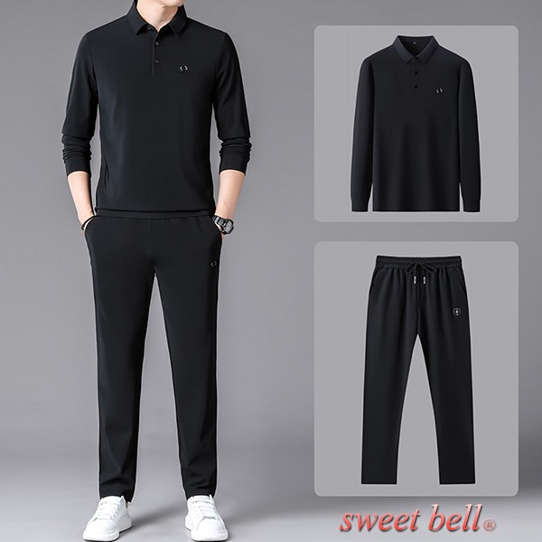 sweet bell セットアップ メンズ 長袖 上下 セット 襟付き
