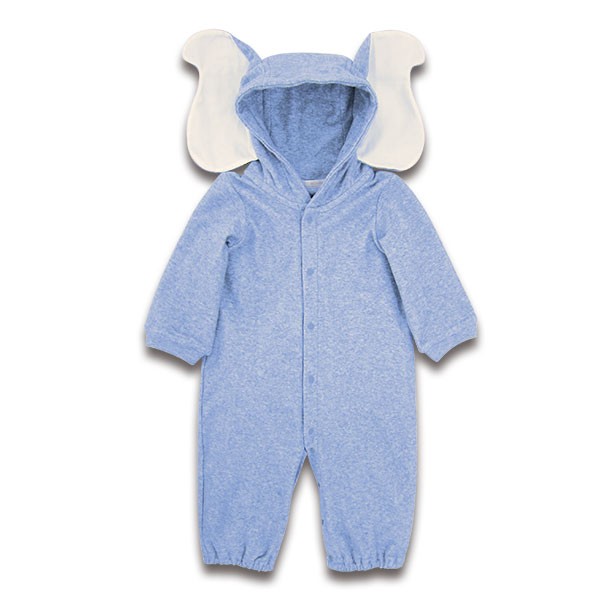 ベビー 服 ロンパース ダンボ オーガニックコットン100 ディズニー 着ぐるみ 赤ちゃん服 90 ハロウィン 激安先着 80 60 50 70