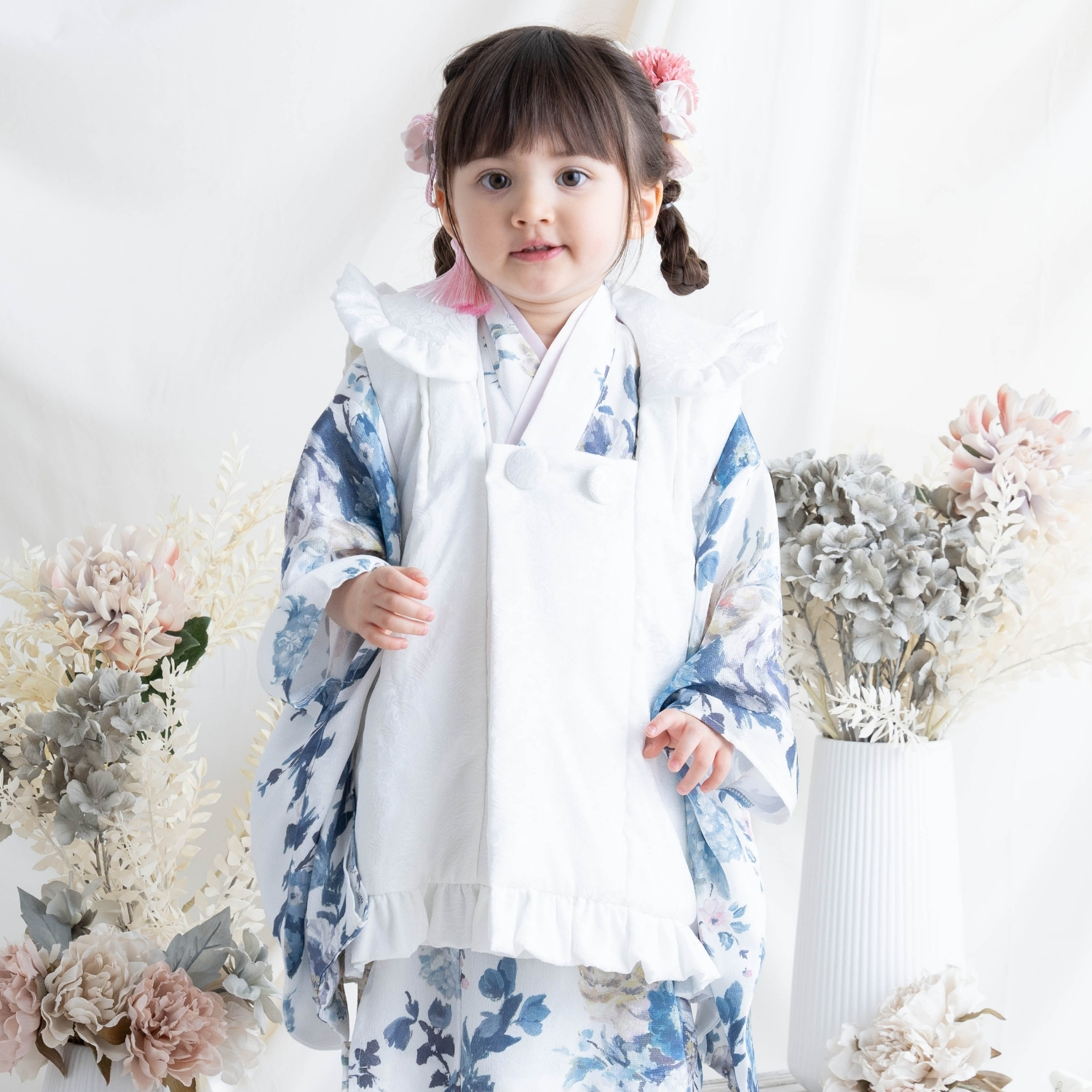 SweetMommy（スウィートマミー） 七五三 着物 3歳 女の子 簡単着付け