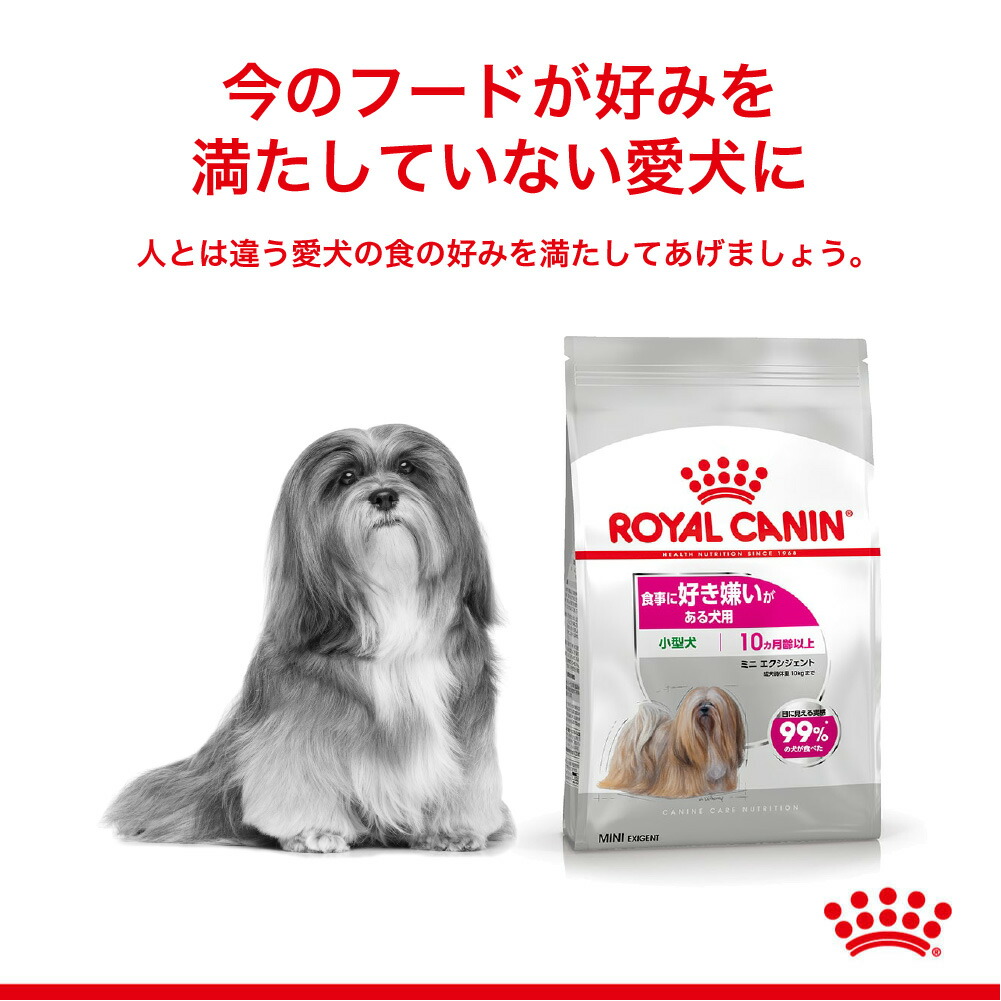 【2kg×2袋】ロイヤルカナン ミニ エクシジェント(犬・ドッグ) [正規品]｜sweet-pet｜02