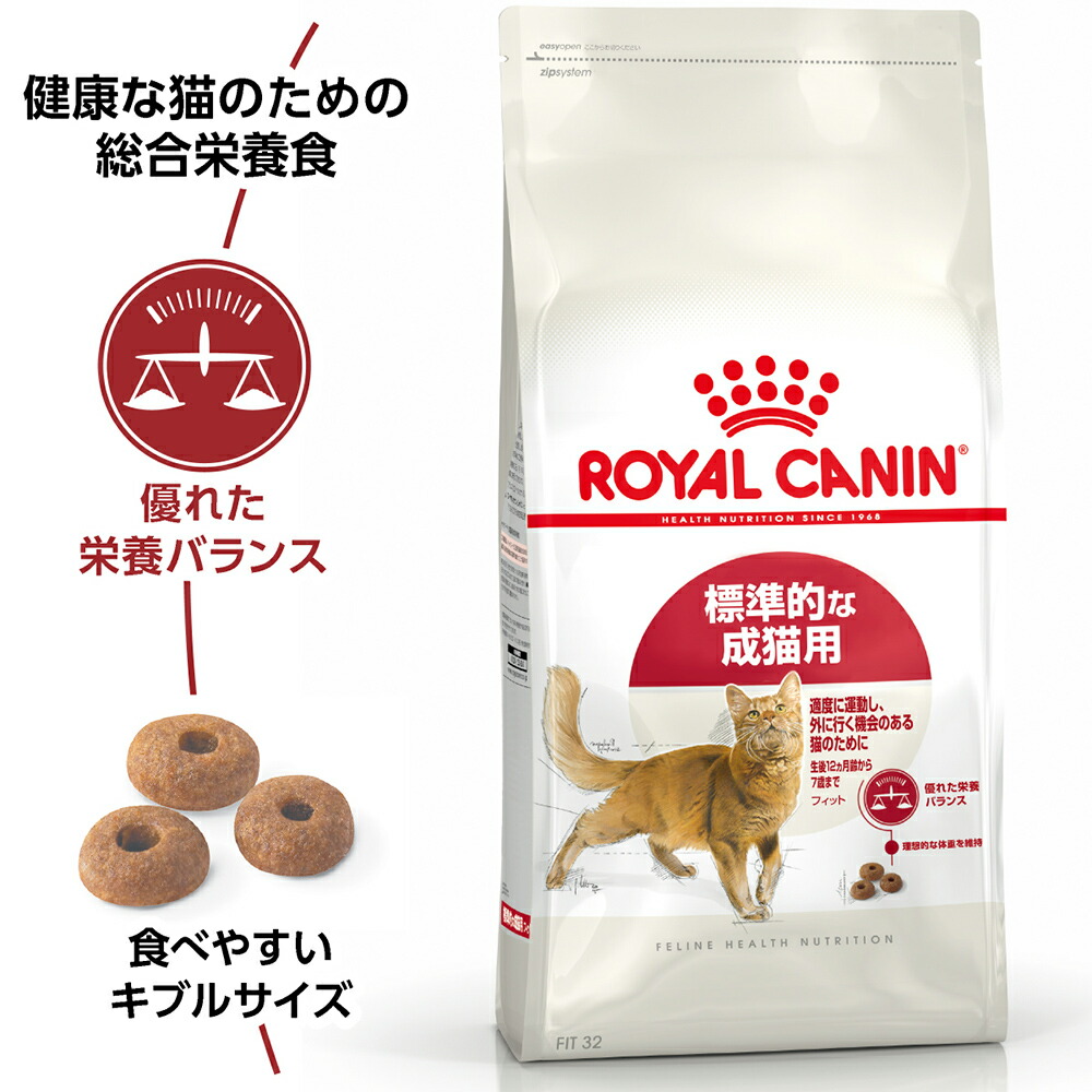 【4kg×2袋】ロイヤルカナン フィット 猫用 (猫・キャット) [正規品]｜sweet-pet｜02