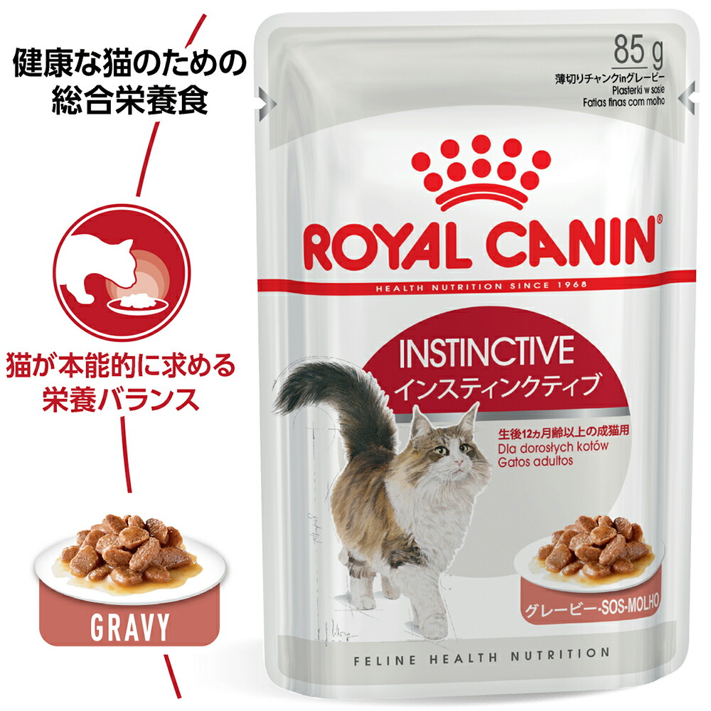 【85g×48袋】ロイヤルカナン FHN-WET インスティンクティブ グレービー (猫・キャット)[正規品]｜sweet-pet｜02