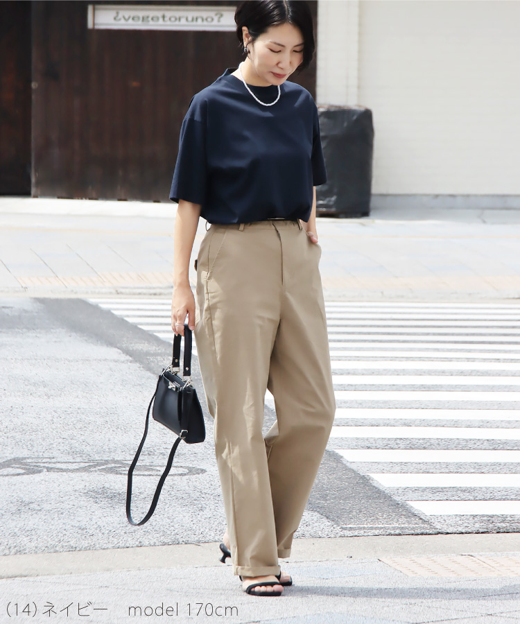 トップス Tシャツ レディース コットン 綿 ゆったり 大きめ シルケット きれいめ 上品 カジュアル シンプル ハイネック ほんのり光沢 大人T 上品 weet&Sheep トップス Tシャツ レディース コットン 綿 ゆったり 大きめ