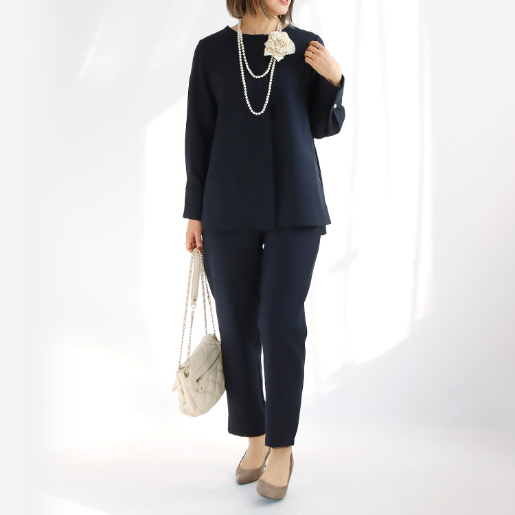 セットアップ スーツ ジャケット パンツ パンツスーツ レディース 2点