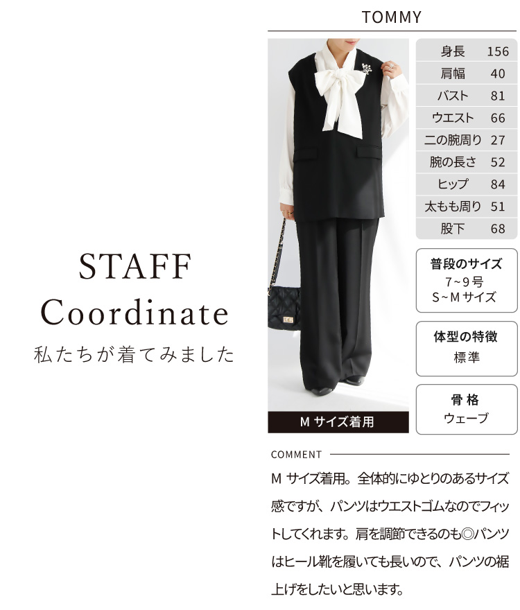 セットアップ スーツ ベスト パンツ パンツスーツ レディース Vネック