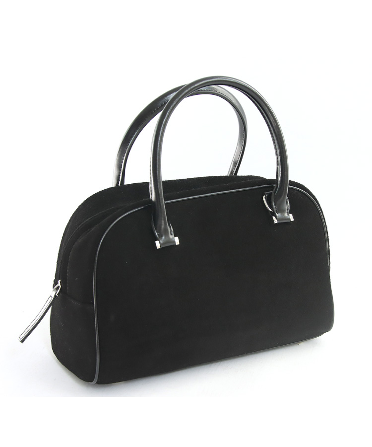 【美品】コールハーン ミニショルダーバッグ レザー スエード シボ革 ブラック 美品】コールハーン ミニショルダーバッグ レザー スエード シボ